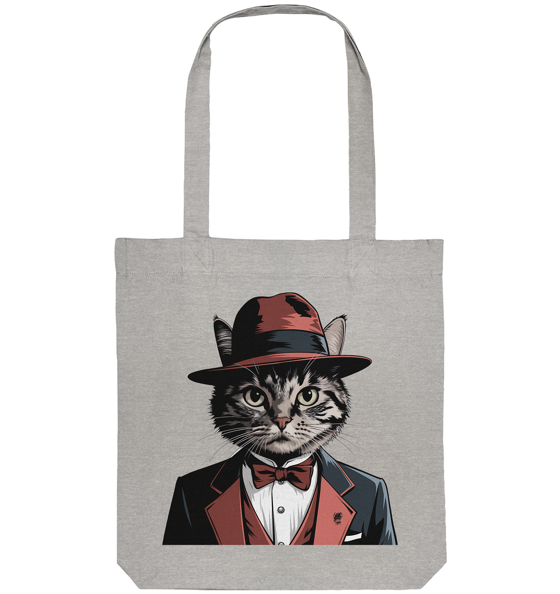 Godfather Catmother Katze Mafia - personalisierbar  - Organic Tote-Bag