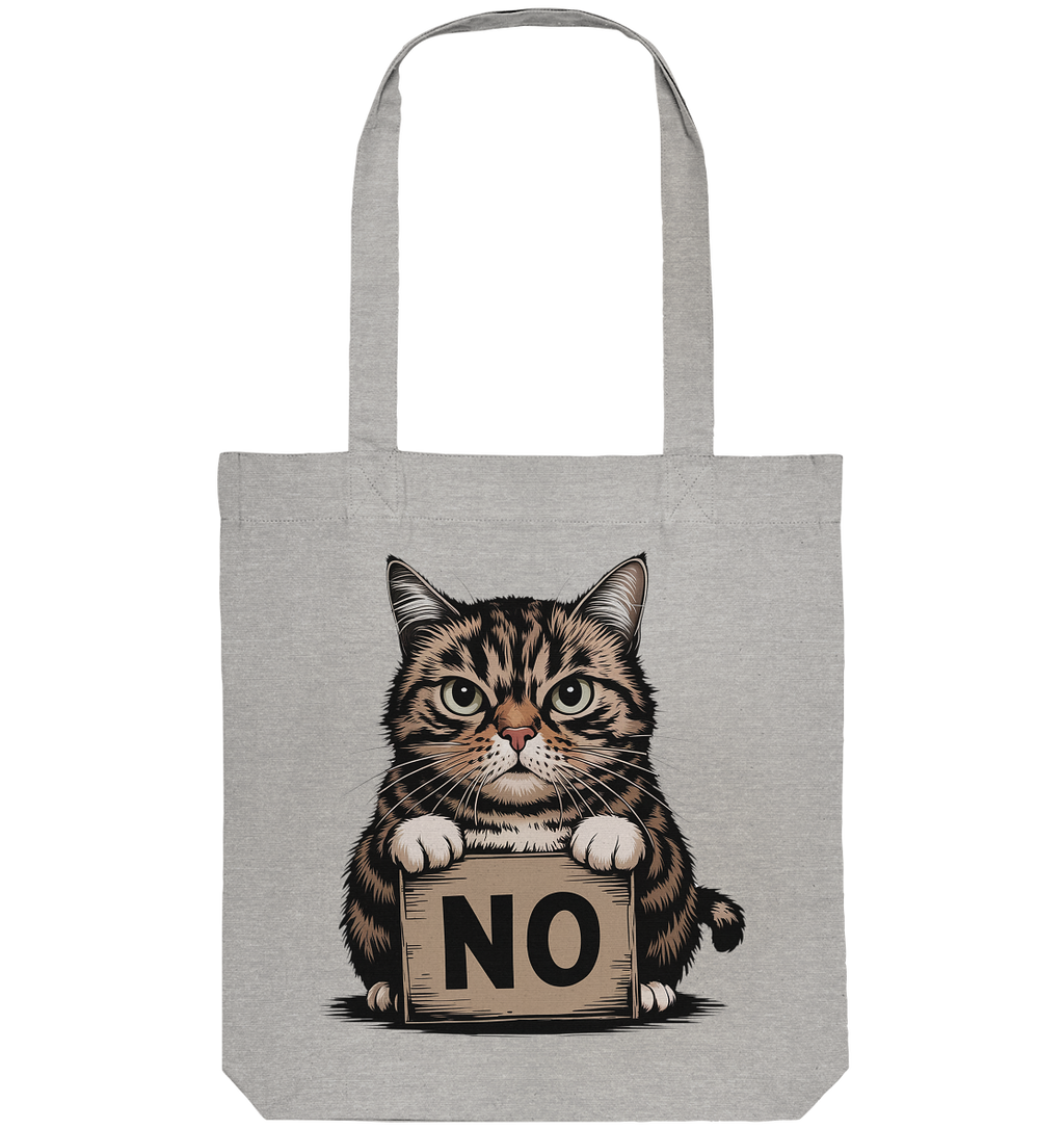 No - Funny Katze  - Organic Tote-Bag