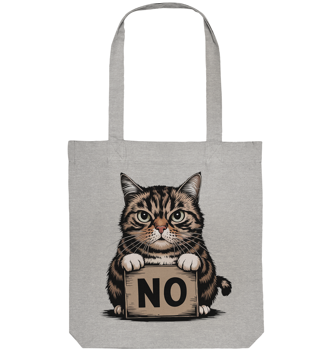 No - Funny Katze  - Organic Tote-Bag
