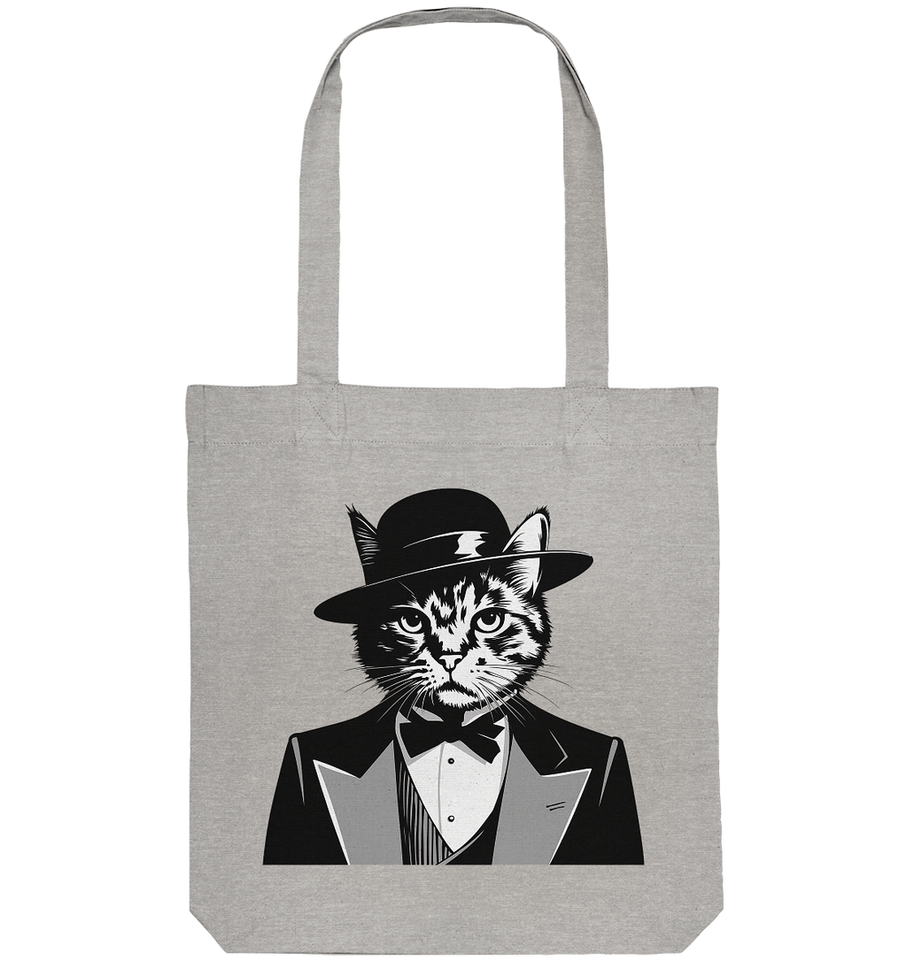 Godfather Katze Mafia - personalisierbar  - Organic Tote-Bag