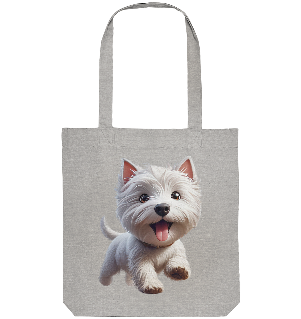 West Highland Terrier Catoon - personalisierbar - Organic Tote-Bag