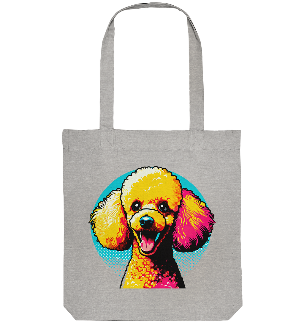 Pudel Pop Art - personalisierbar - Organic Tote-Bag