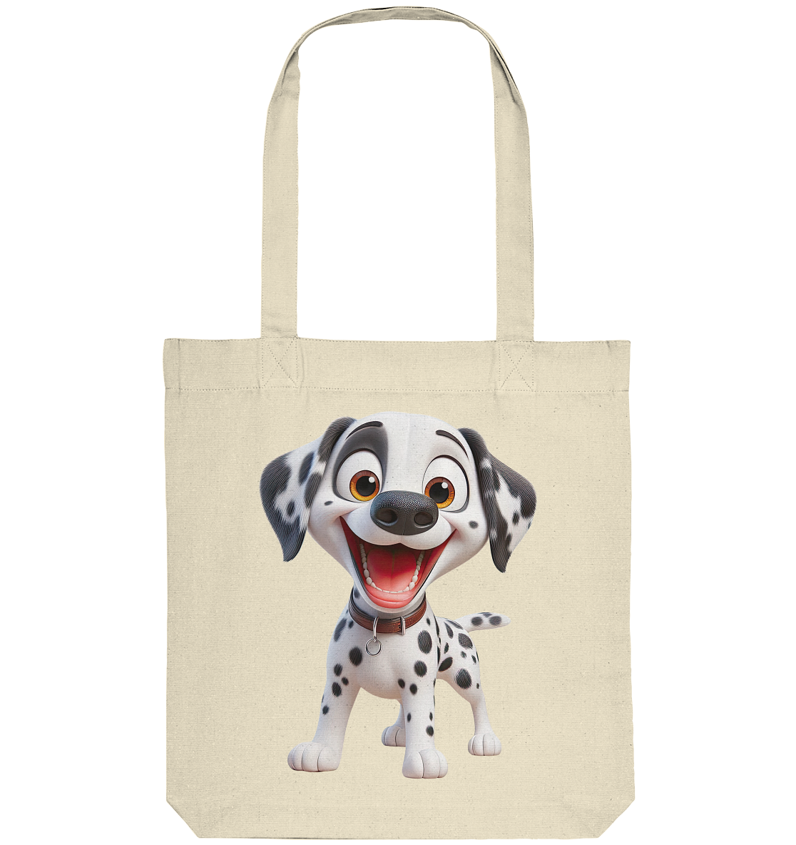 Dalmatina Cartoon - personalisierbar - Organic Tote-Bag
