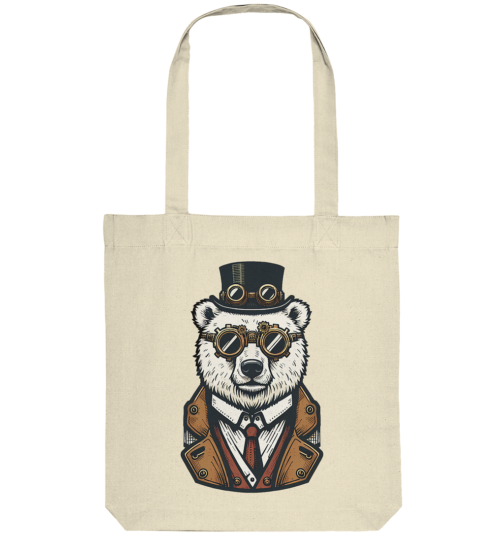 Eisbär Steampunk Polar Bear  - Organic Tote-Bag