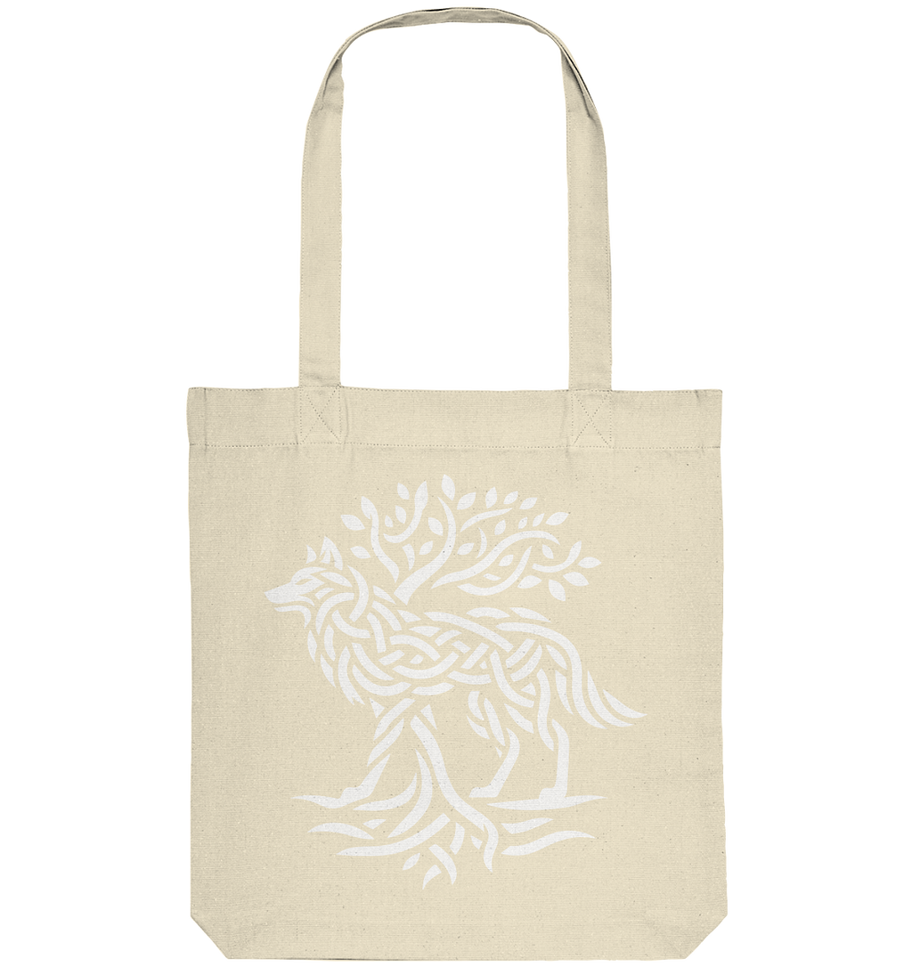 Keltischer Lebensbaum Wolf - Organic Tote-Bag