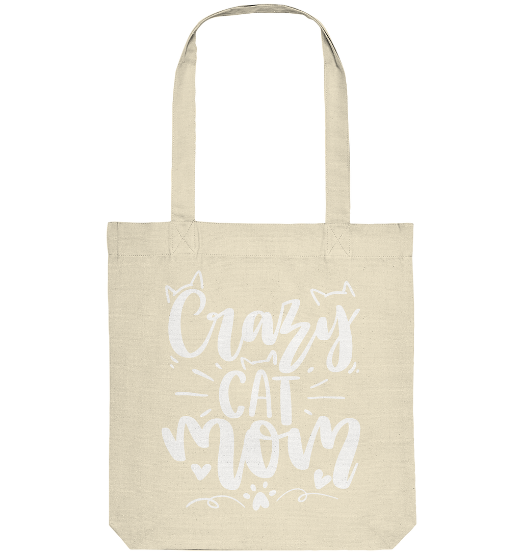 Crazy cat Mom - Organic Tote-Bag