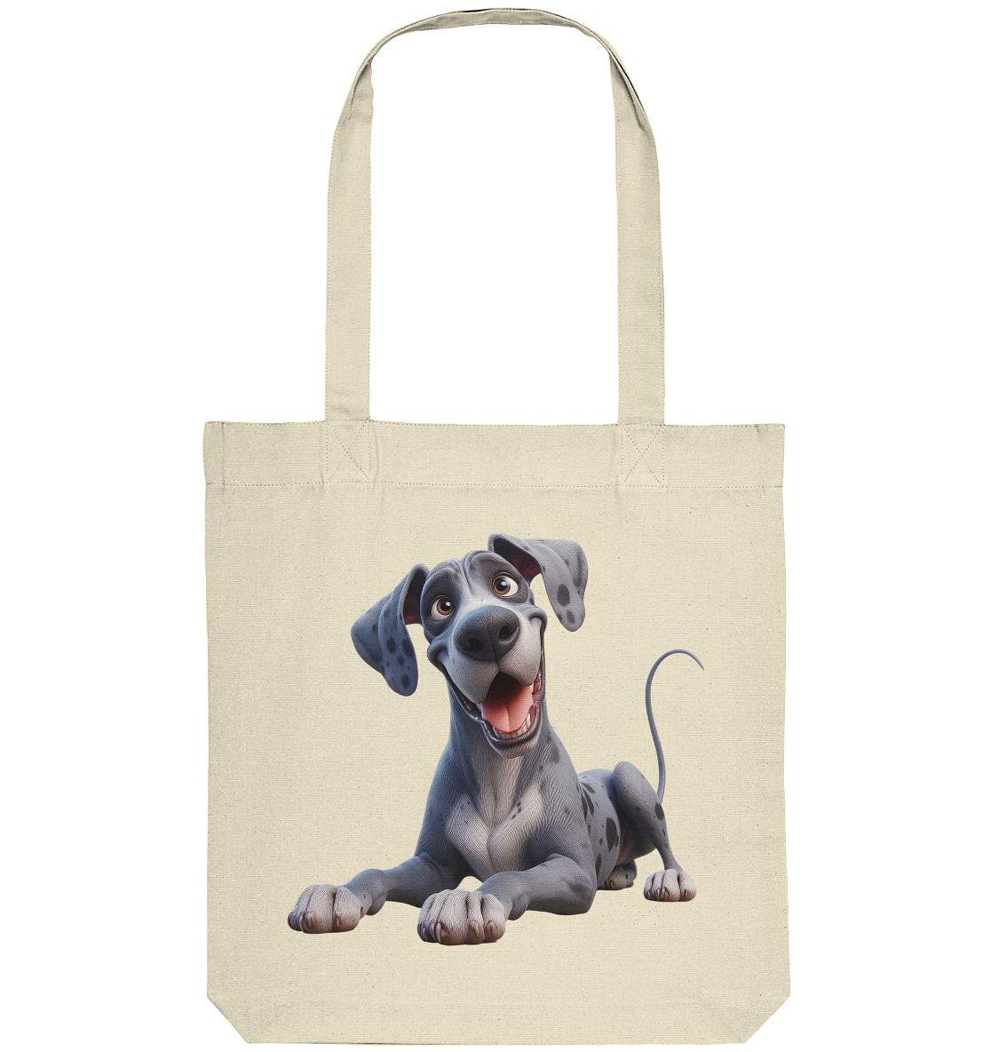 Dänische Dogge - personalisierbar - Organic Tote-Bag