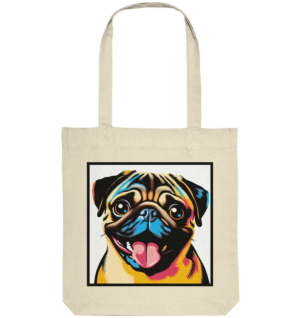 Mops Pop Art - Organic Tote-Bag