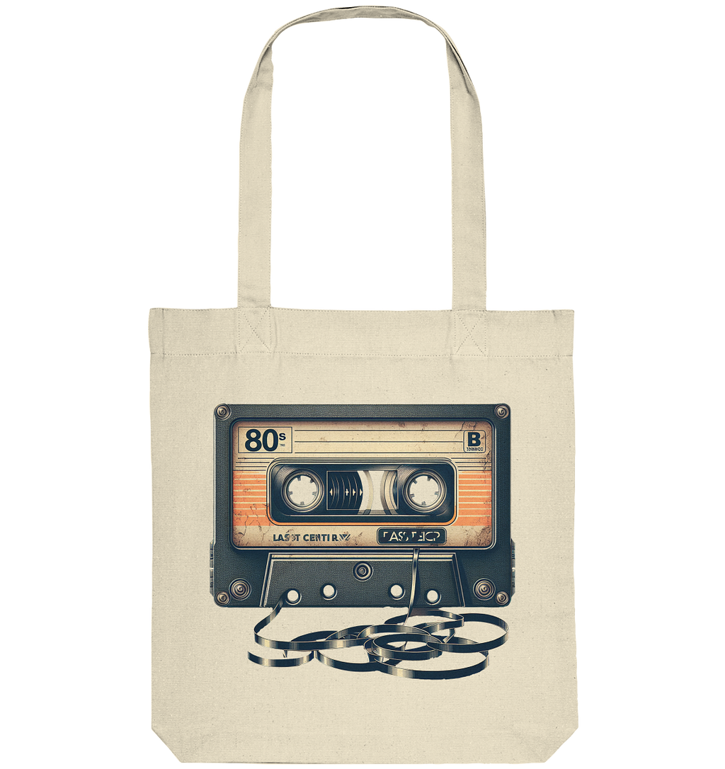 80s Kassettentape - Organic Tote-Bag