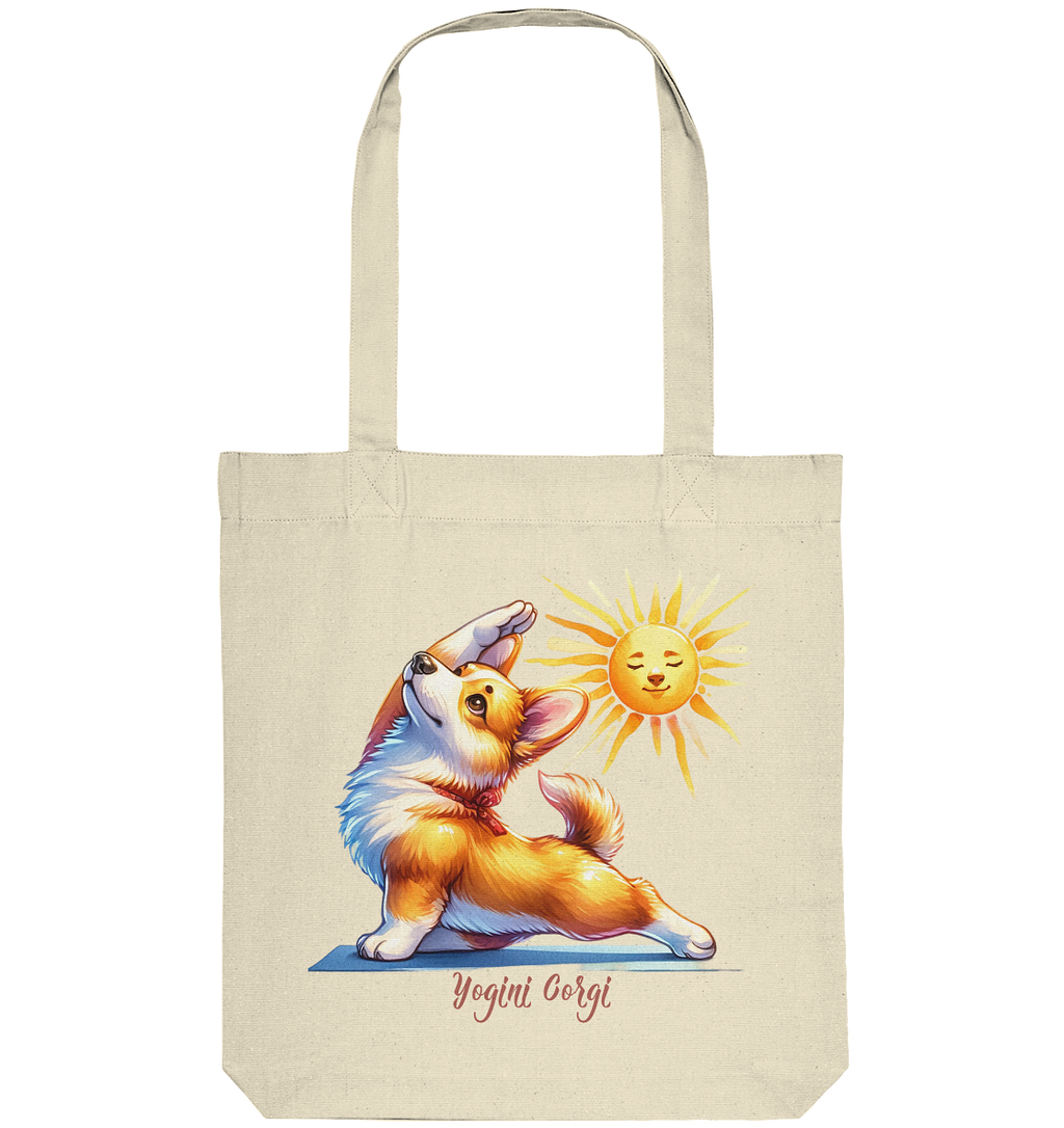 Yoga Corgi Hund yogini Gorgi - personalisierbar - Organic Tote-Bag