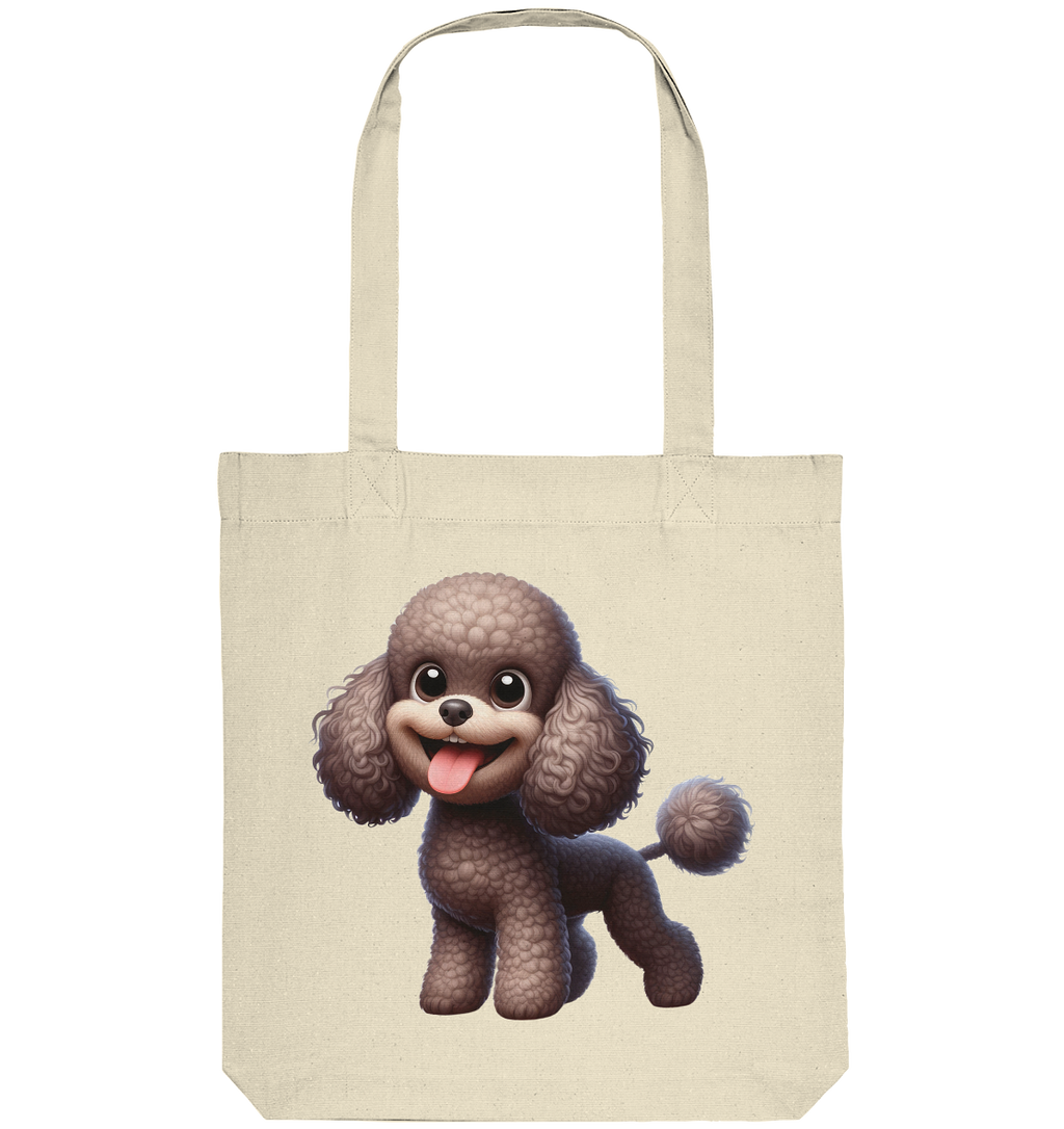 Pudel Comic - personalisierbar - Organic Tote-Bag