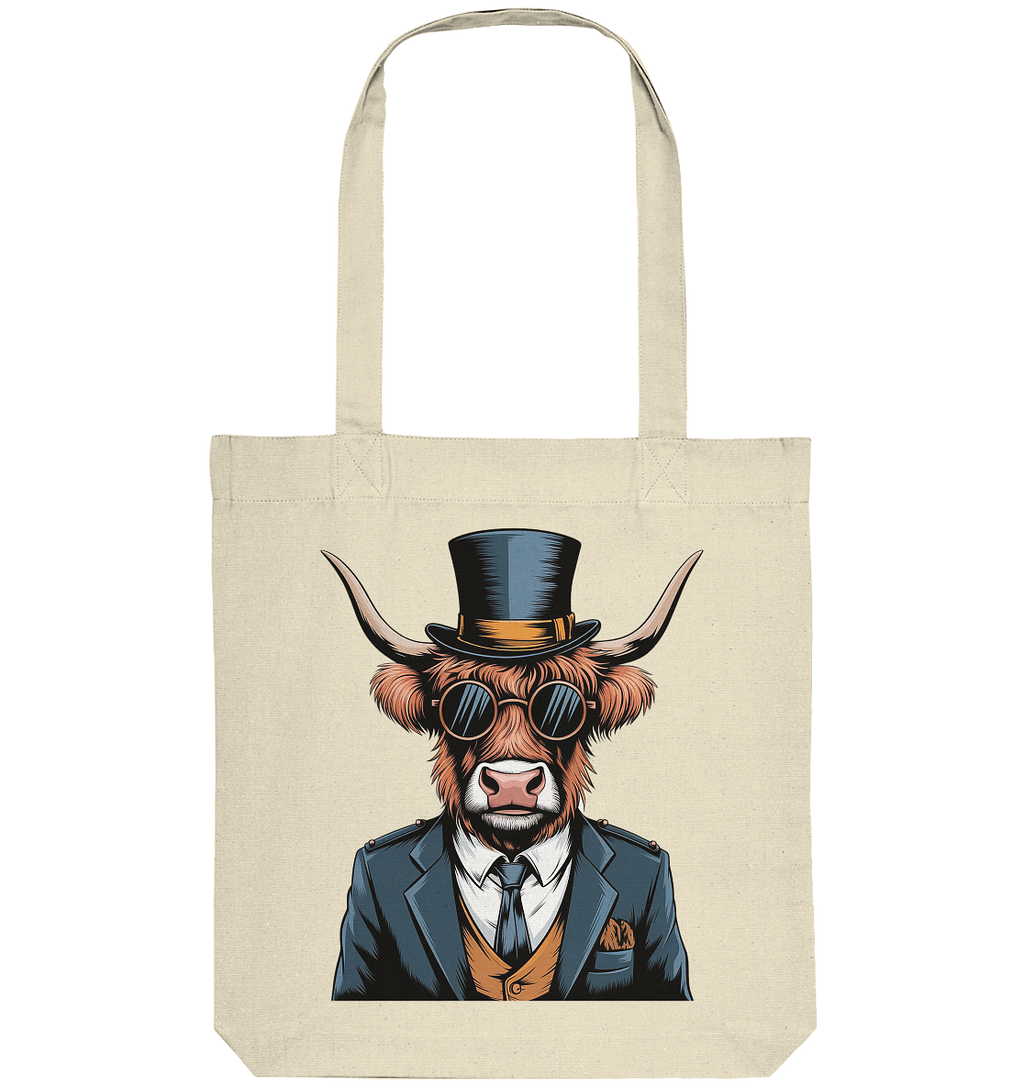 Highland Cow Steampunk - Organic Tote-Bag