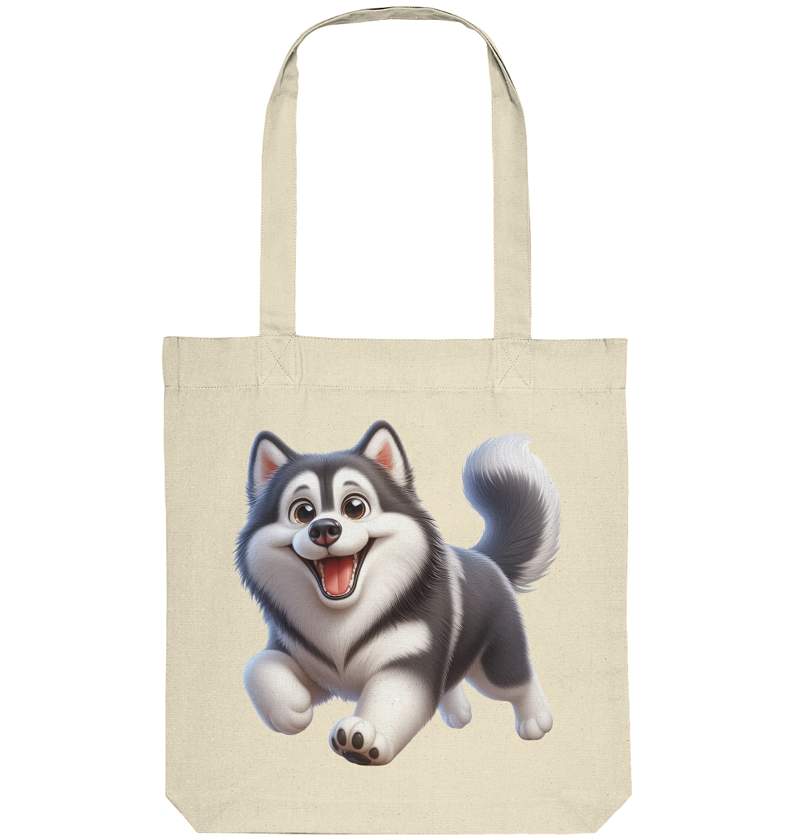 Husky Comic - personalisierbar - Organic Tote-Bag