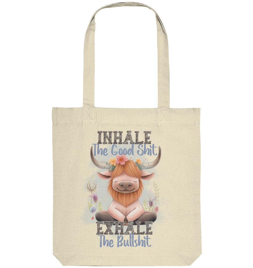 Yoga Highland Kuh - Organic Tote-Bag
