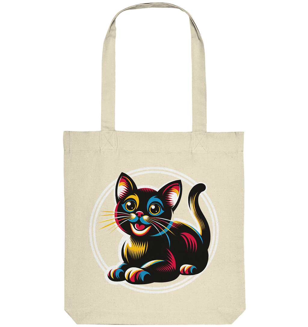 Kätzchen Pop Art - personalisierbar - Organic Tote-Bag