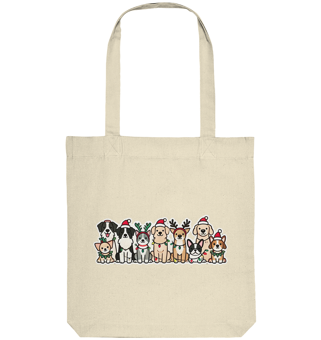 Weihnachten, Christmas Hunde - Organic Tote-Bag