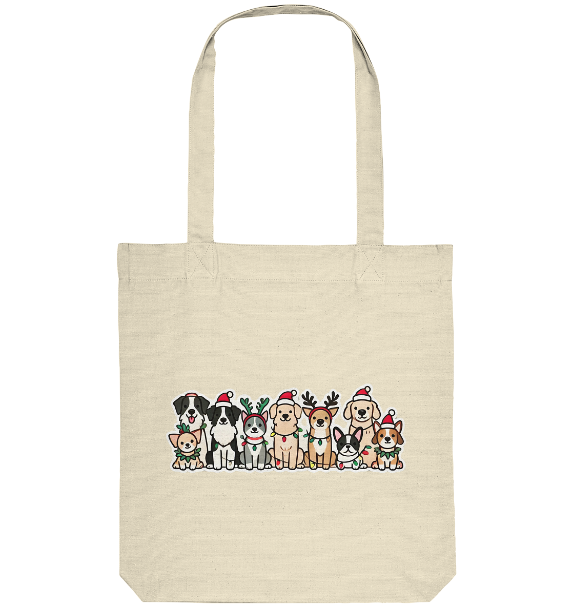 Weihnachten, Christmas Hunde - Organic Tote-Bag