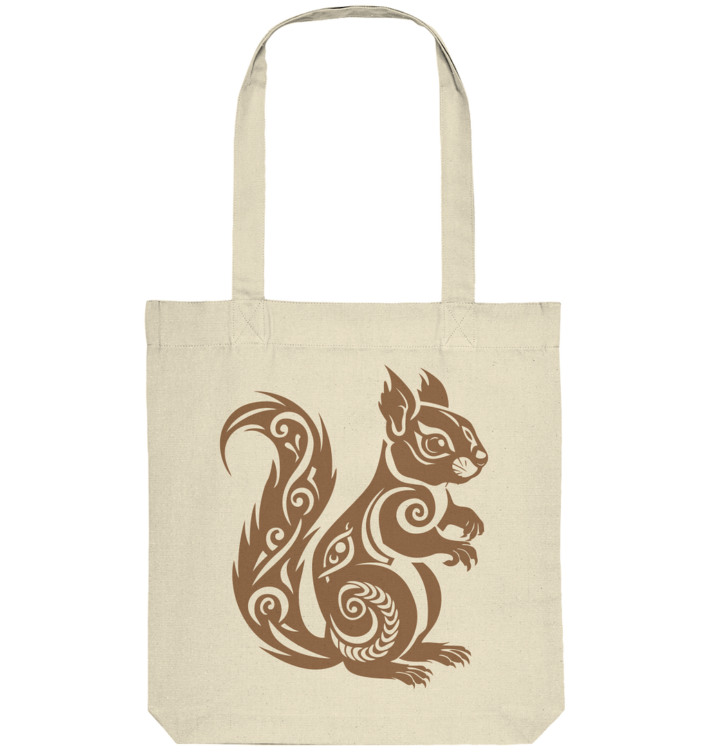 Keltischer Kunst Eichhörnchen - Organic Tote-Bag