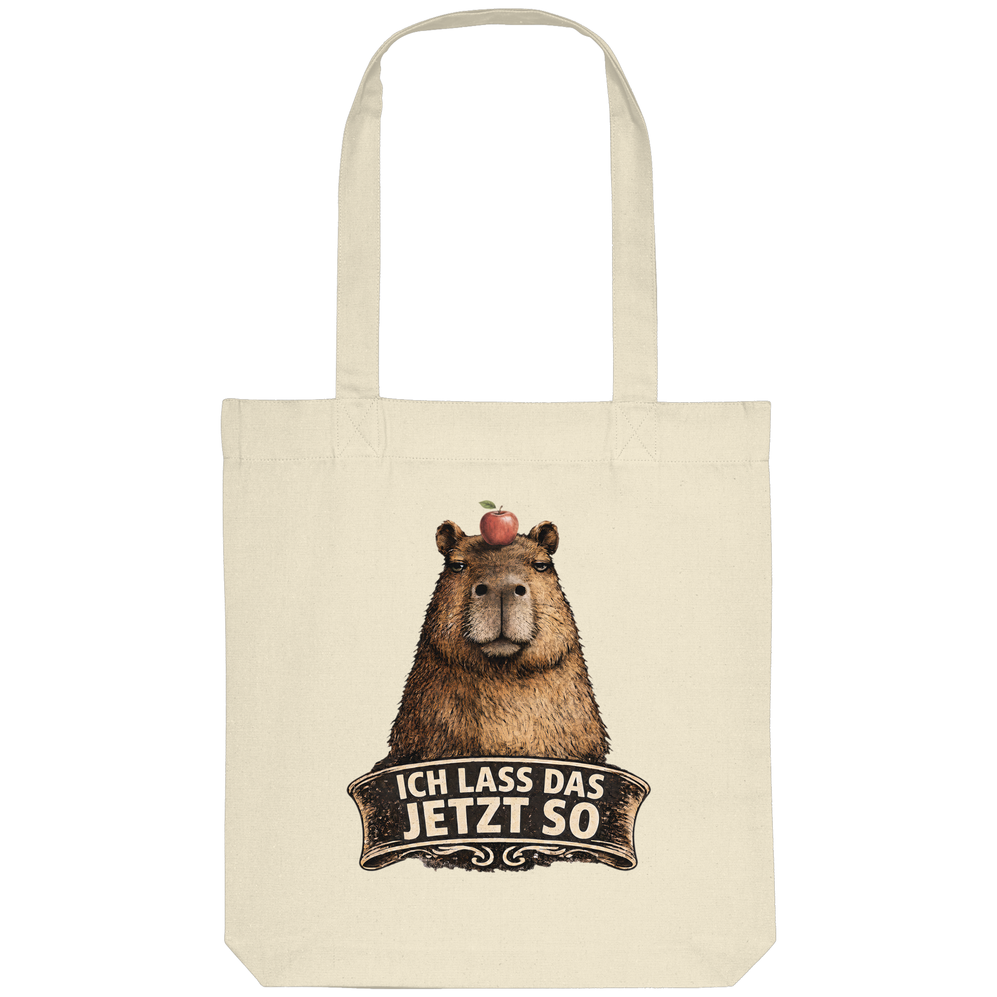 Capybara – "Ich lass das jetzt so" - Organic Tote-Bag