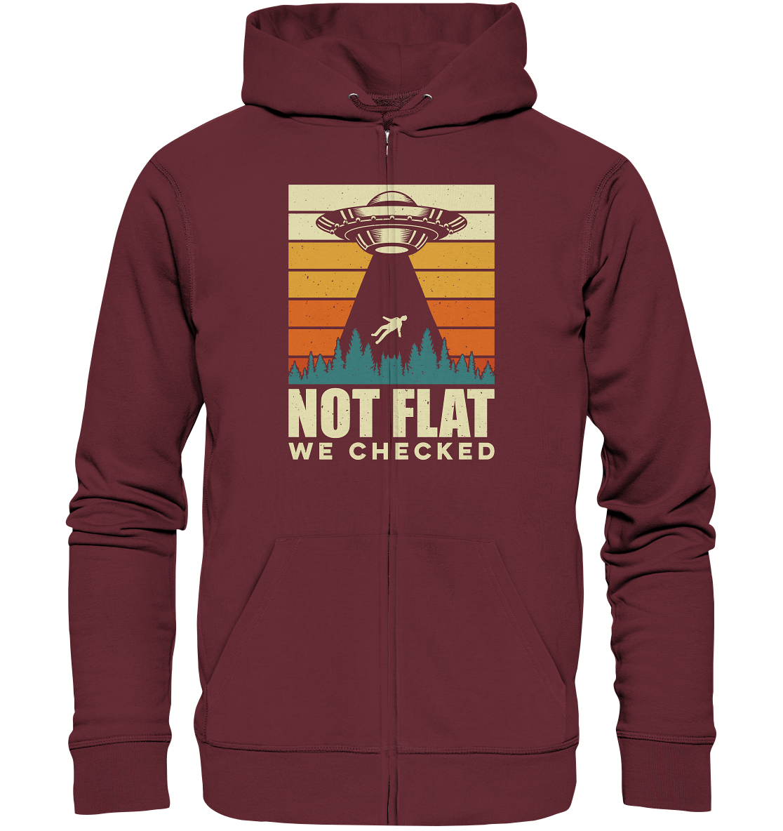 Erde - Not Flat we checked  - Organic Zipper