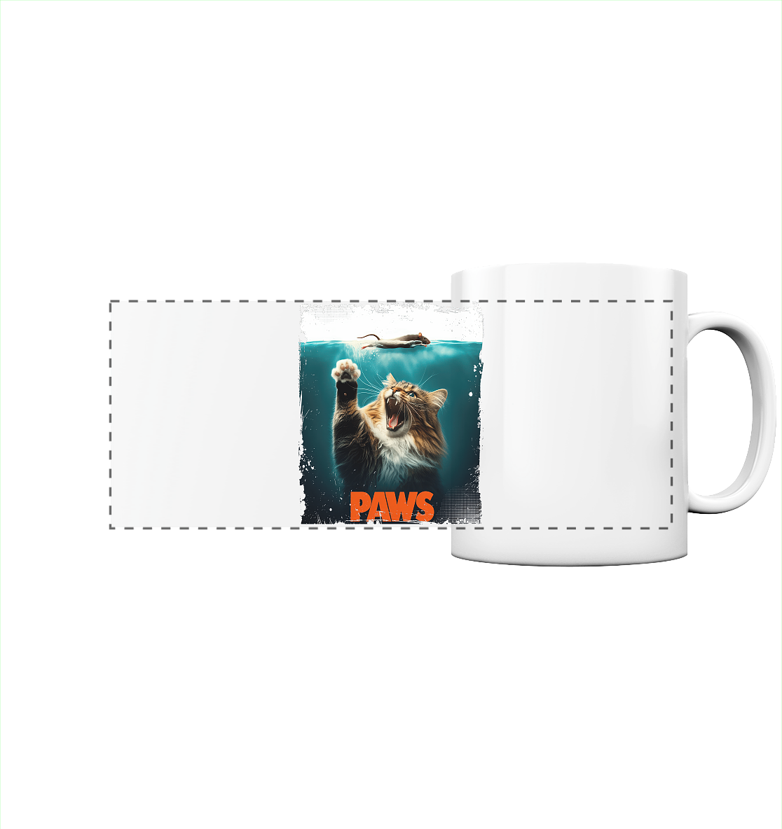 Paws  - Panorama Tasse