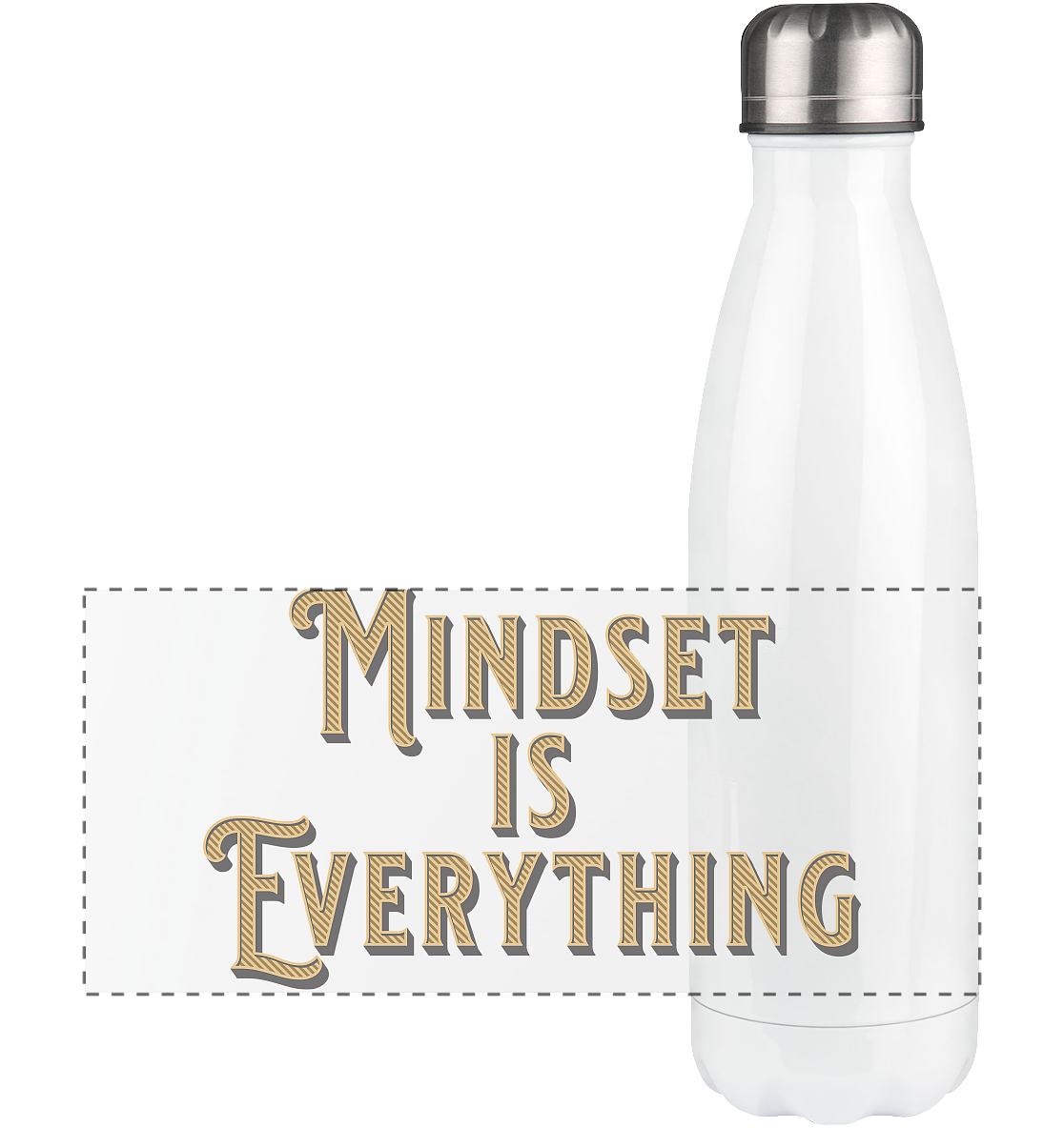 MIndset is Everything - Panorama Thermoflasche 500ml