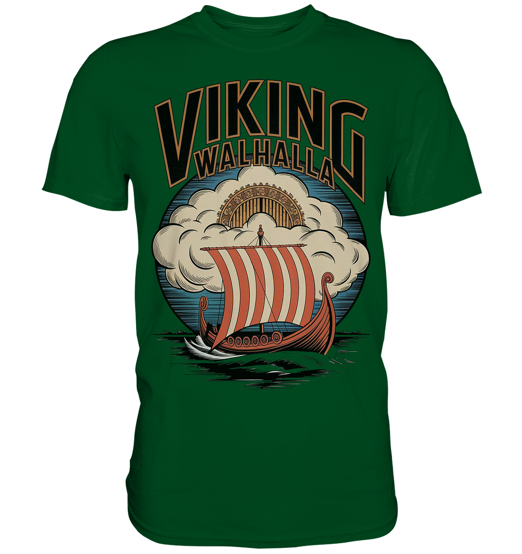 Wikinger Walhalla Art - Premium Shirt