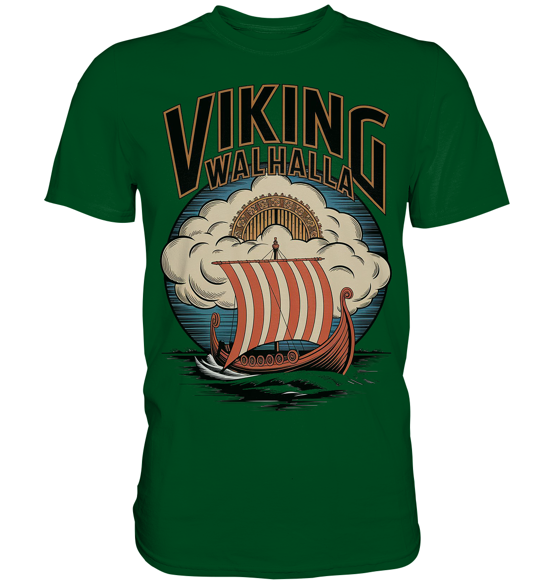 Wikinger Walhalla Art - Premium Shirt