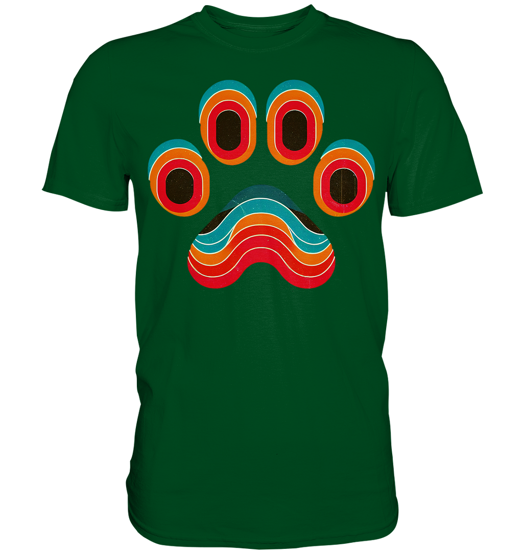 70s Style Pfote Art - Premium Shirt