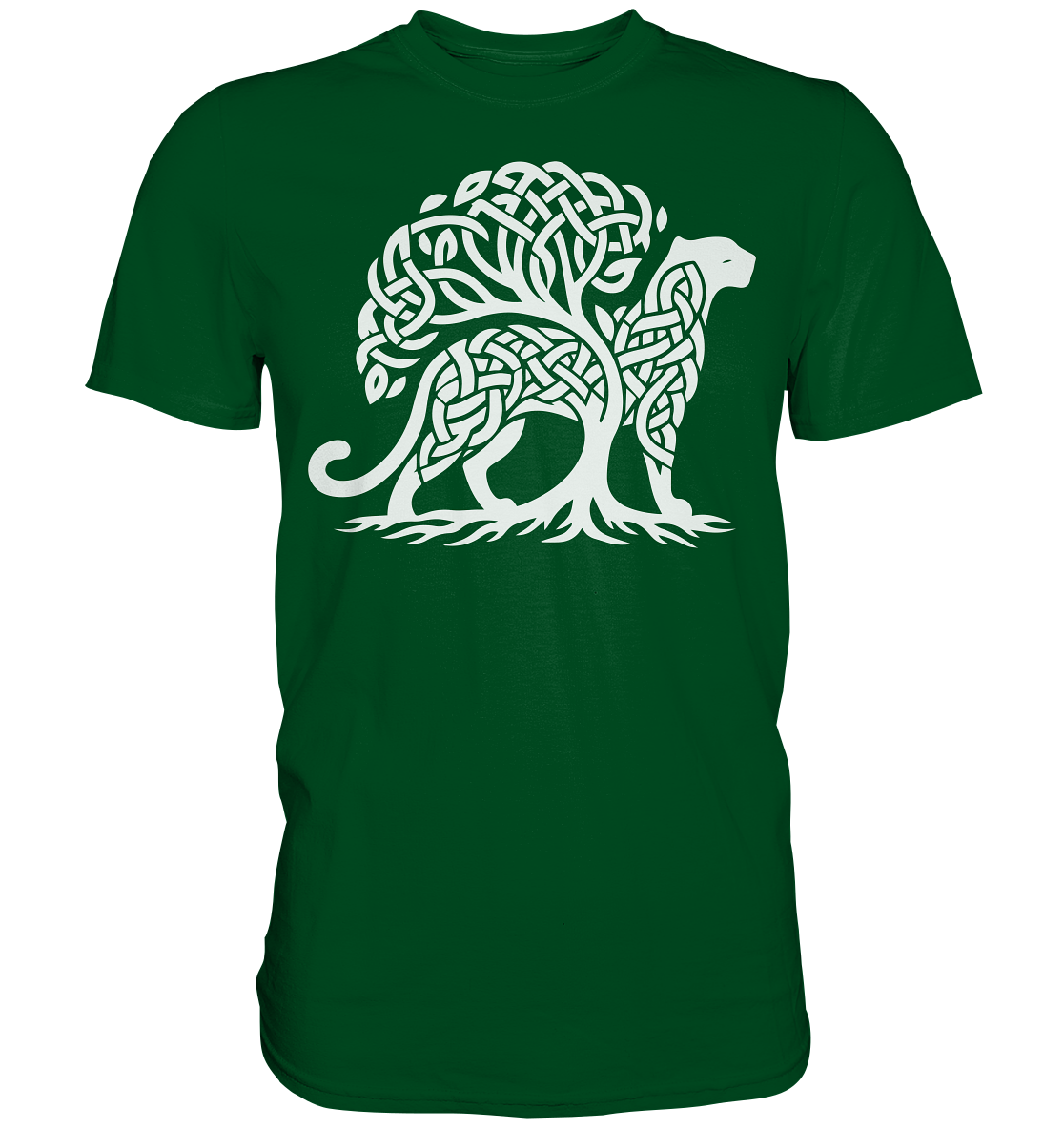 Keltischer Lebensbaum Panther - Premium Shirt