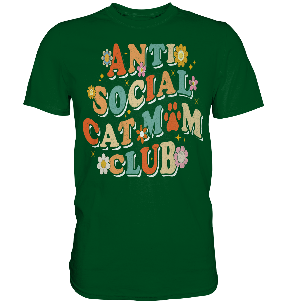 Anti Social Cat Mum Club - Premium Shirt