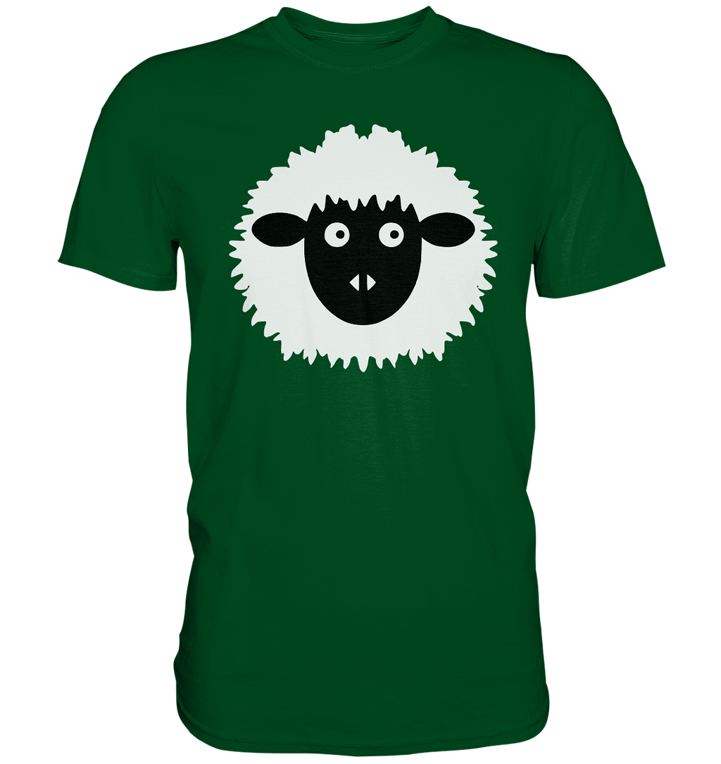 Schaf comic -personalisierbar - Premium Shirt