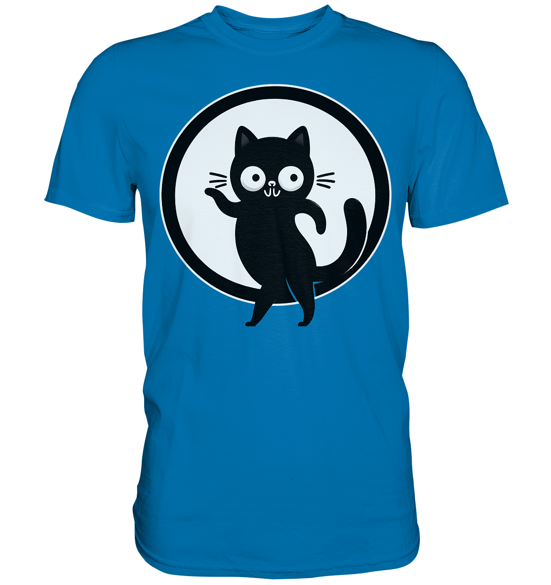 Dancing Cat Logo - Premium Shirt