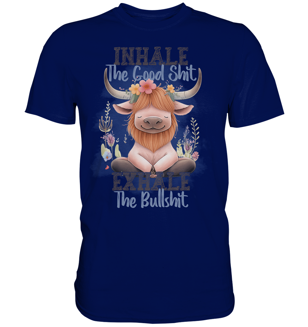 Yoga Highland Kuh - Premium Shirt