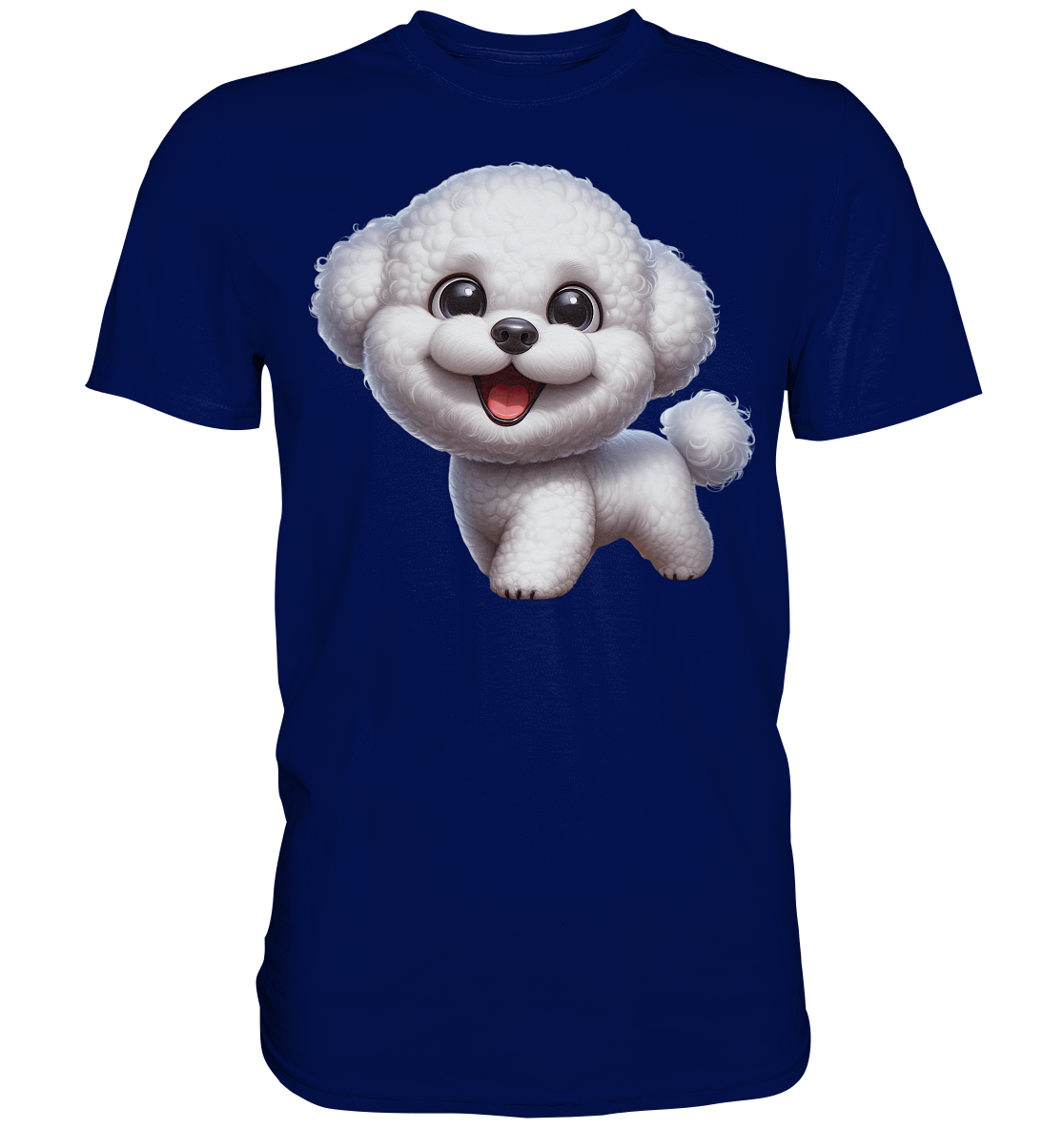 Bichon Frisé Cartoon personalisierbar - Premium Shirt