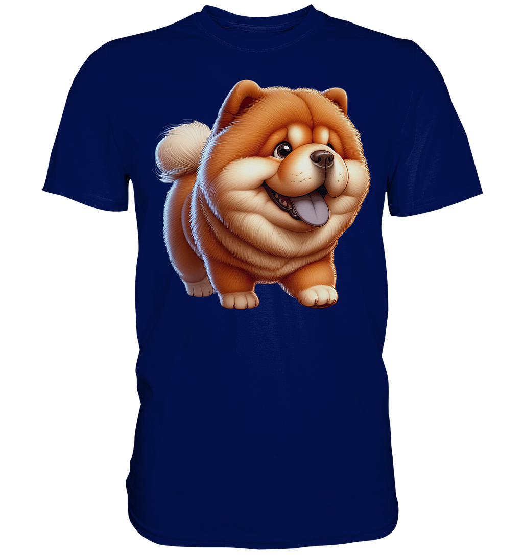 Chow Chow Cartoon Hund - personalisierbar - Premium Shirt