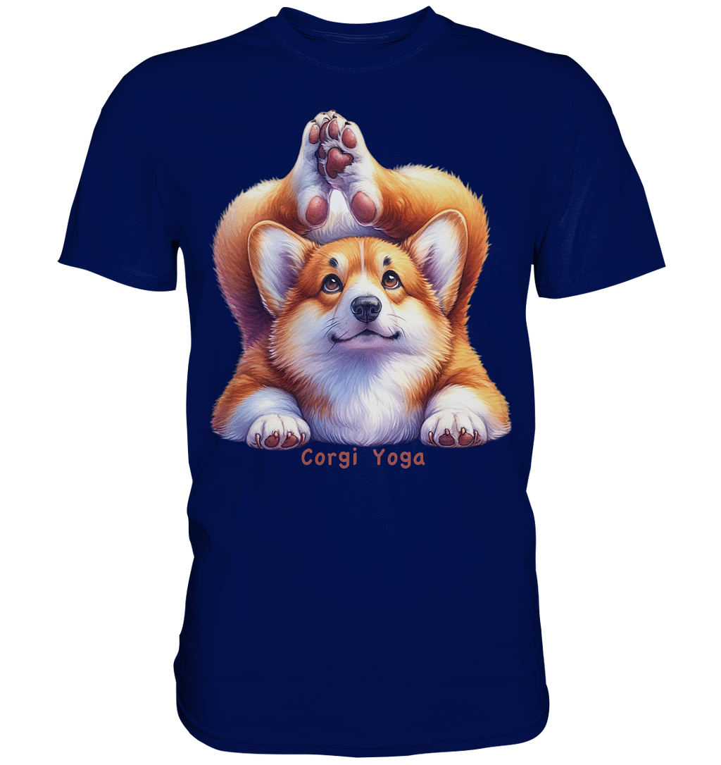 Corgi Yoga - Premium Shirt