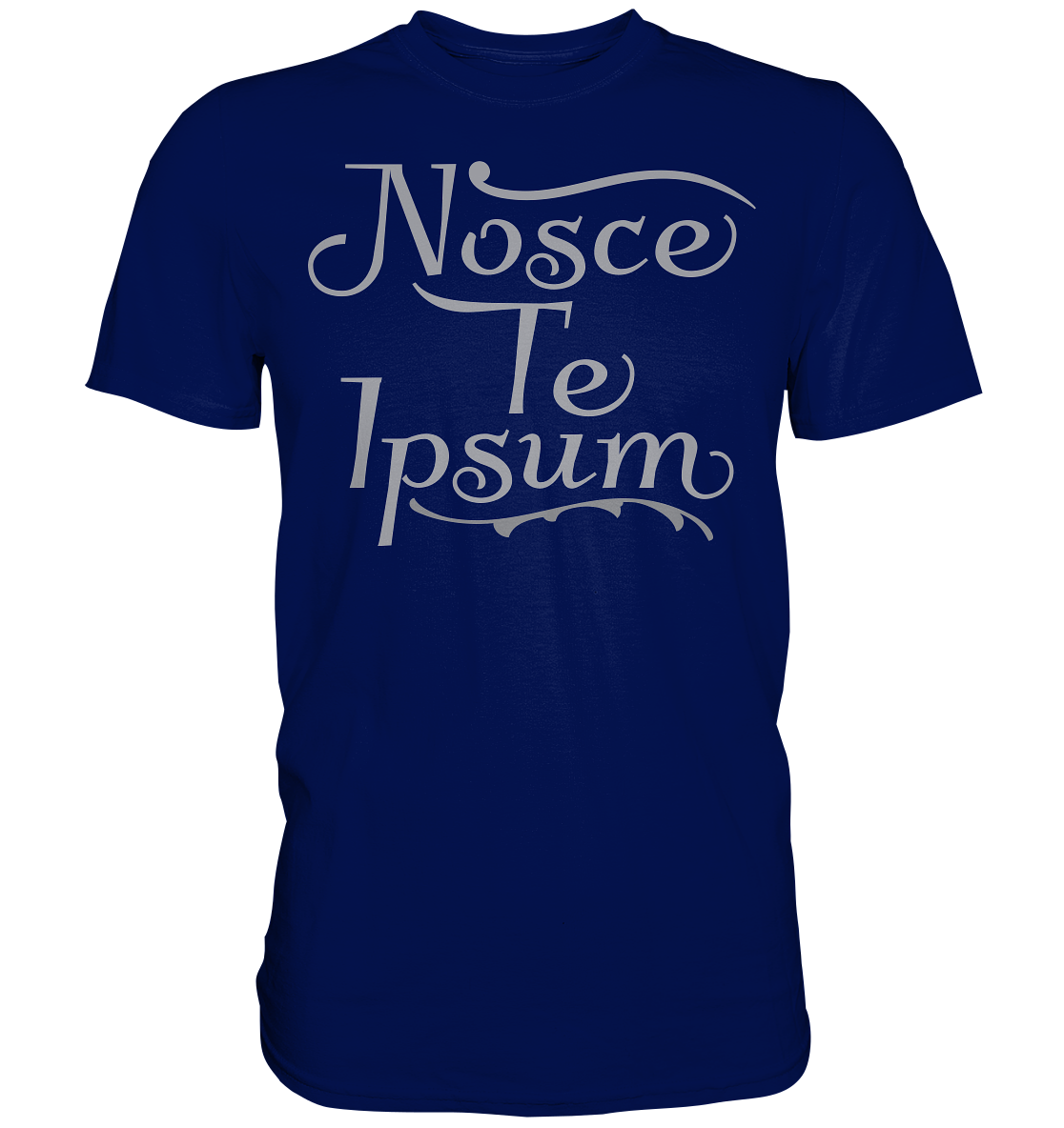 Nosce Te Ipsum – Erkenne dich selbst, Latein  - Premium Shirt