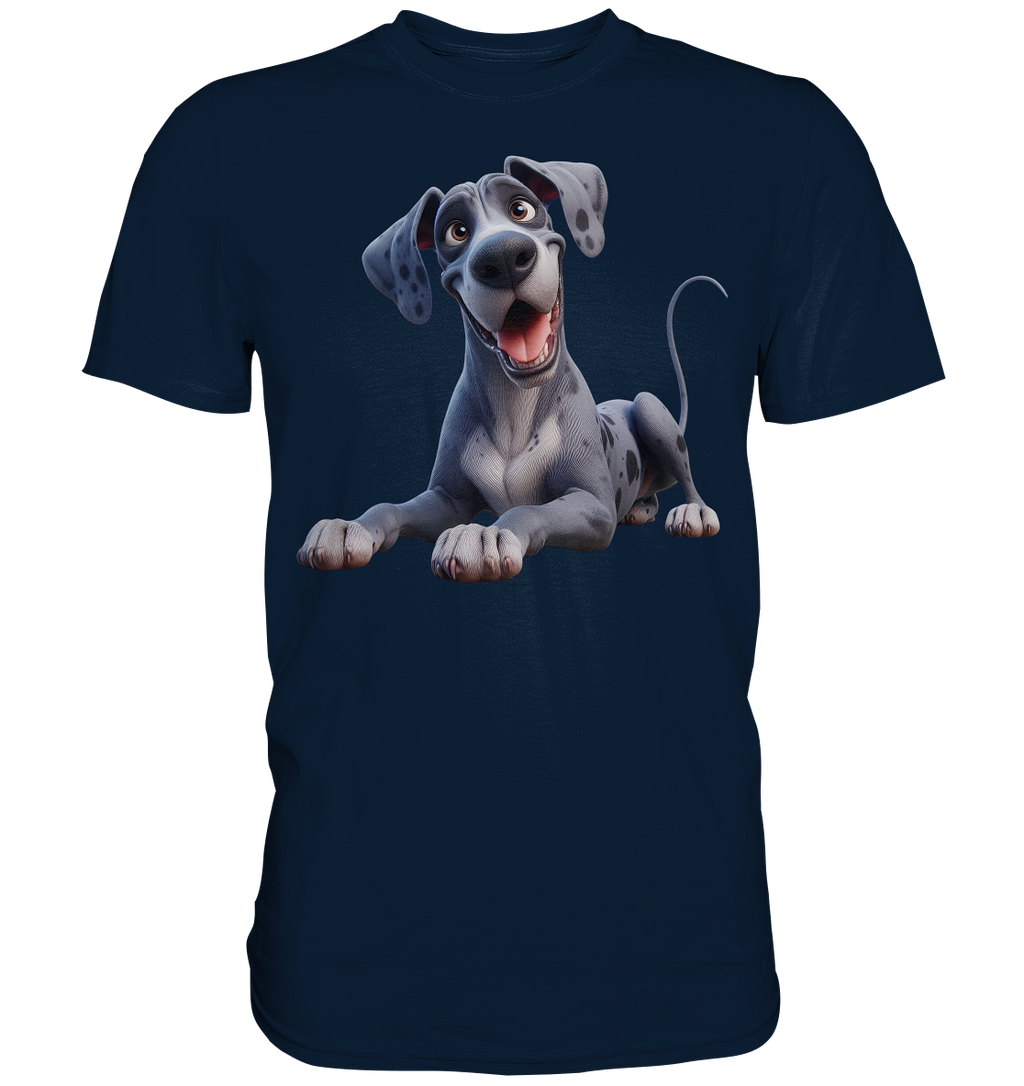 Dänische Dogge - personalisierbar - Premium Shirt