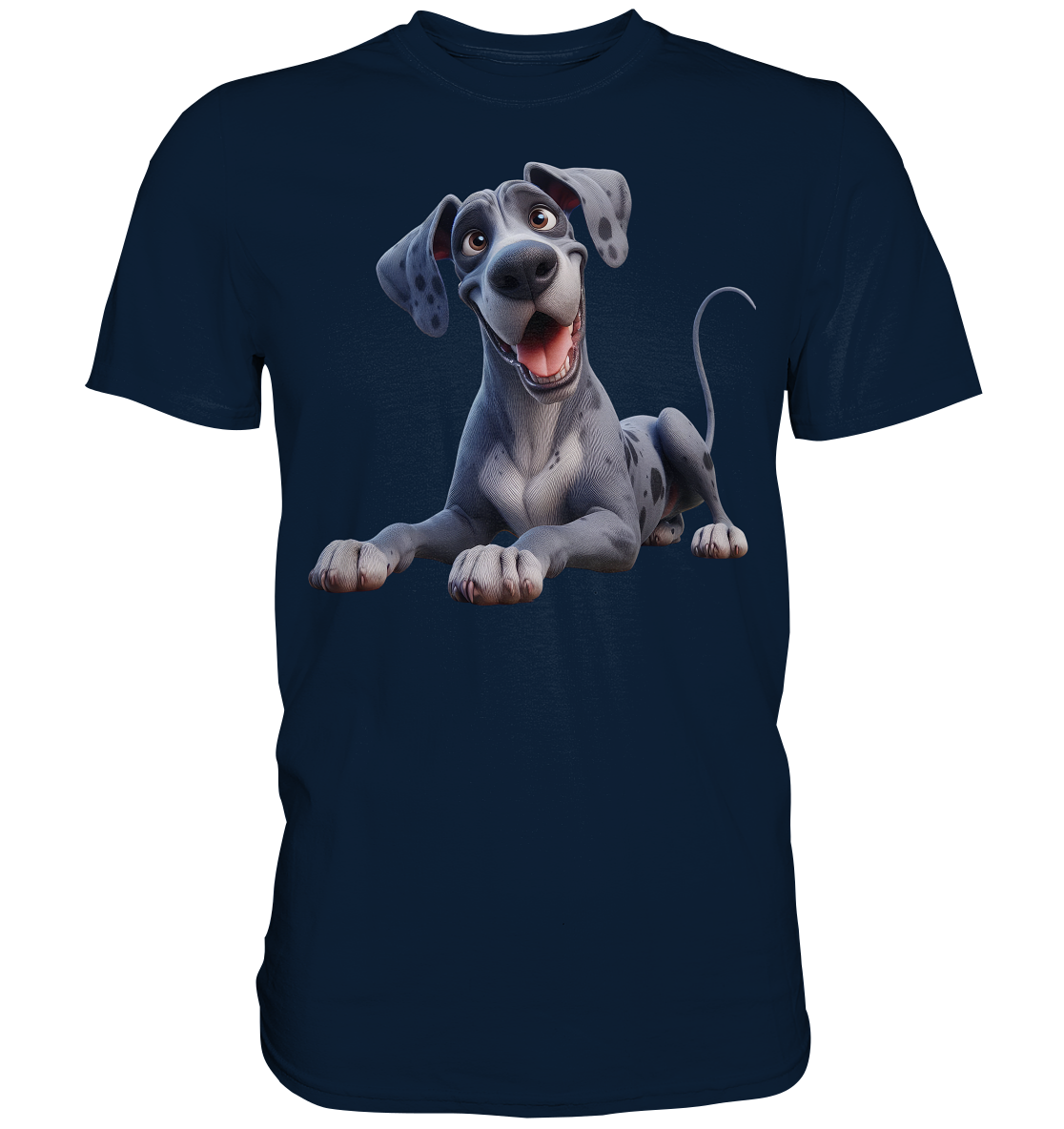 Dänische Dogge - personalisierbar - Premium Shirt