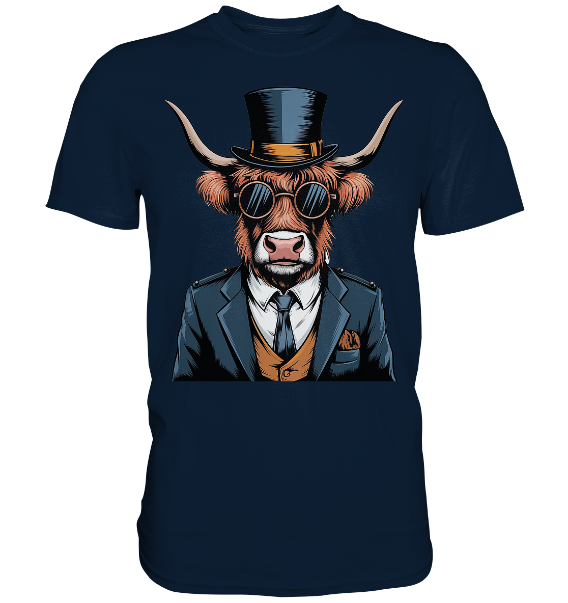 Highland Cow Steampunk - Premium Shirt