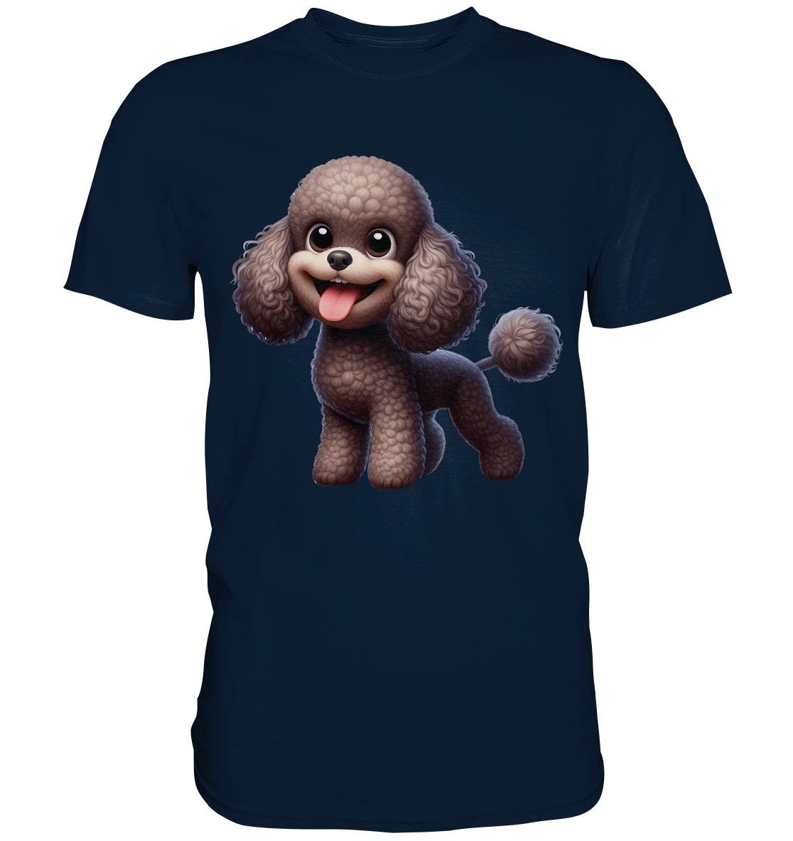 Pudel Comic - personalisierbar - Premium Shirt