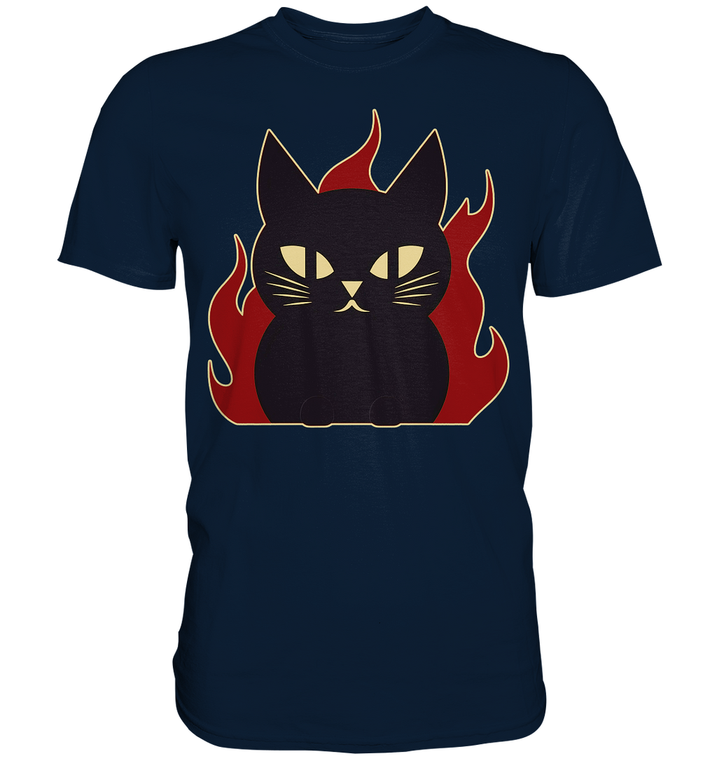 Devil Cat  illustration - Premium Shirt