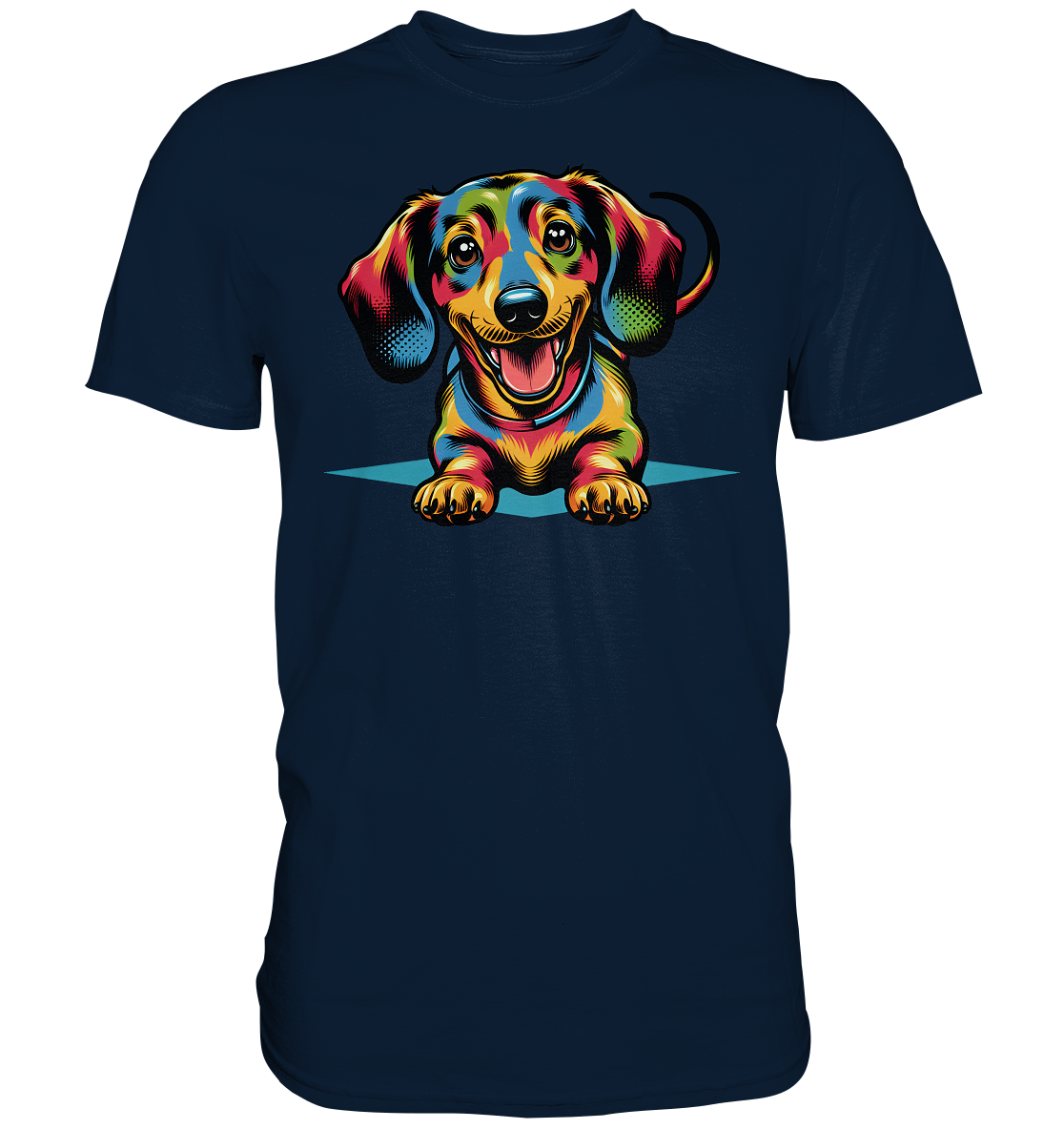 Happy Dackel Pop Art - Premium Shirt