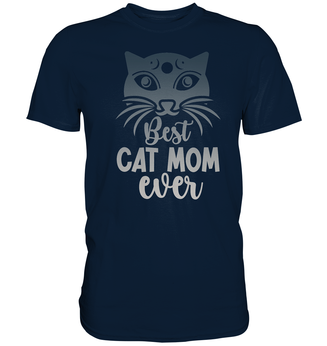 Best Cat Mum ever personalisierbar - Premium Shirt