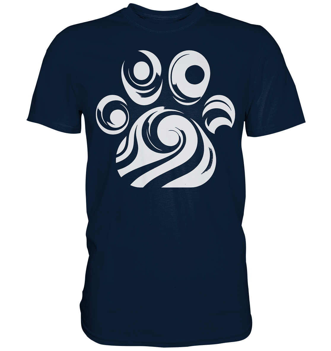 Pfote Design modern und abstrakt - Premium Shirt
