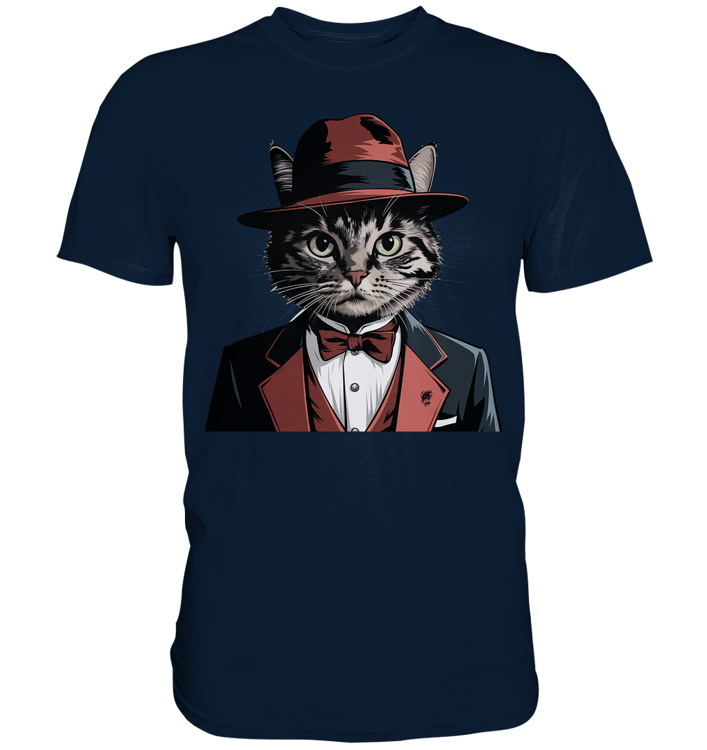 Godfather Catmother Katze Mafia - personalisierbar  - Premium Shirt