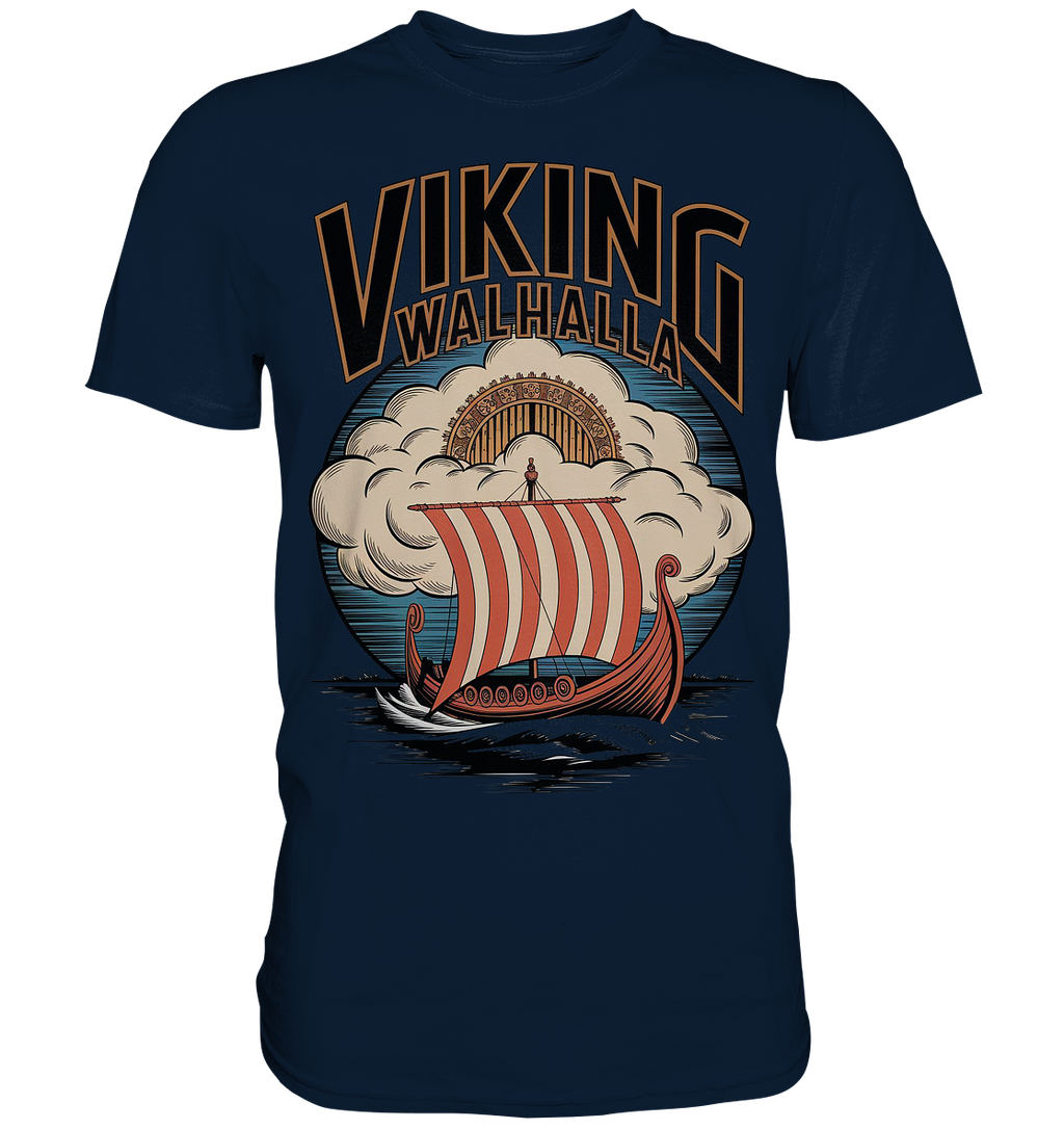 Wikinger Walhalla Art - Premium Shirt