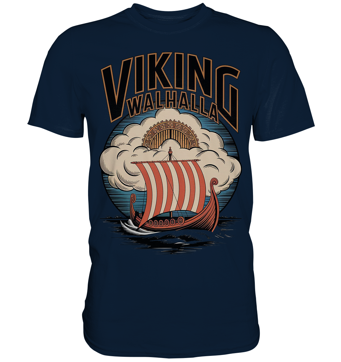 Wikinger Walhalla Art - Premium Shirt