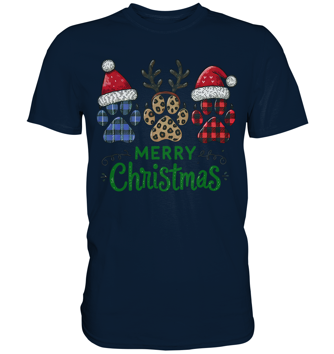 Paw Merry Christmas  - Premium Shirt
